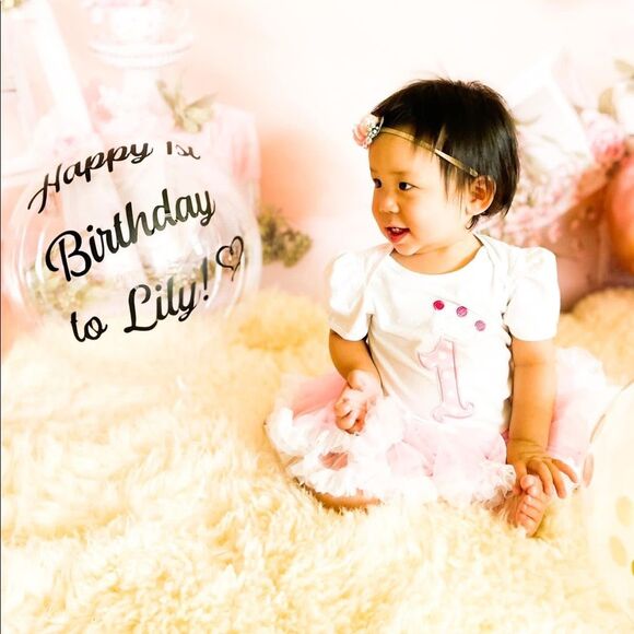 Outfit Romper Jumpsuit 1st Birthday Party Dress - Picture 4 of 4